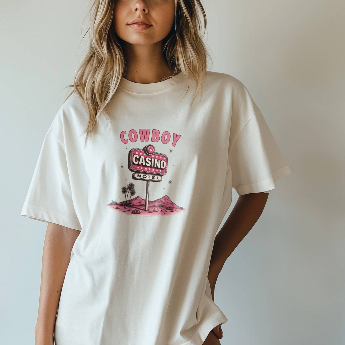 Cowboy Casino Motel Tee